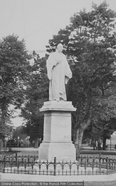 Photo of Bideford, Kingsley Statue 1907