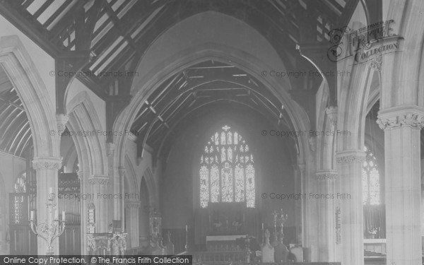Photo of Bideford, Parish Church Interior 1935