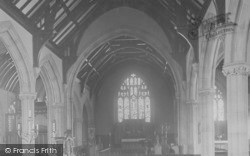 Parish Church Interior 1935, Bideford