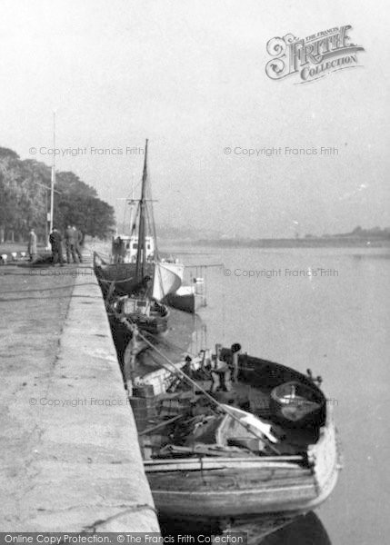 Photo of Bideford, Quayside Boats  c.1950