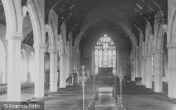 St Mary's Church Interior 1890, Bideford
