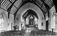 Bideford, St Peter's Church interior 1906