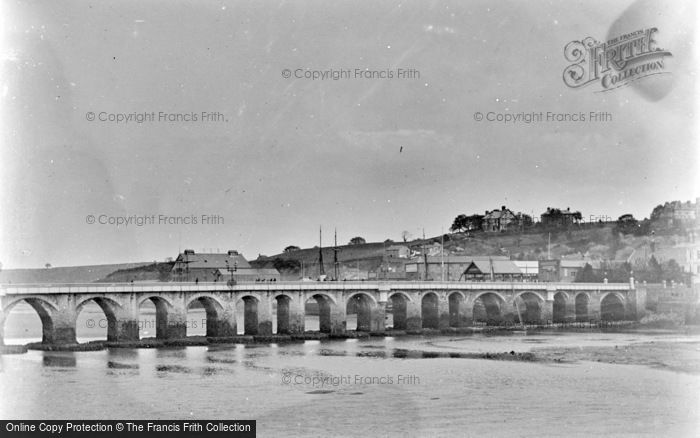 Photo of Bideford, The Bridge c.1890