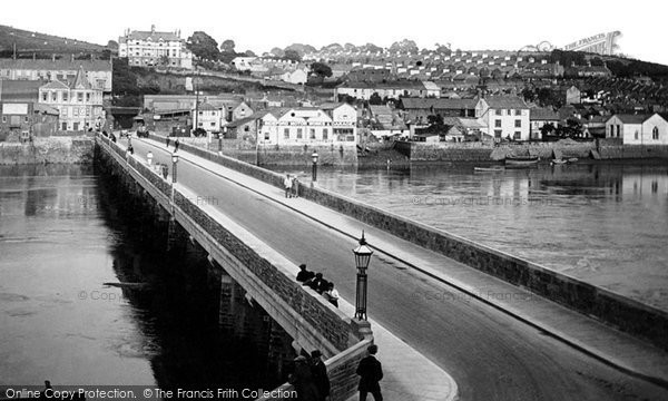 Photo of Bideford, The Bridge c.1925
