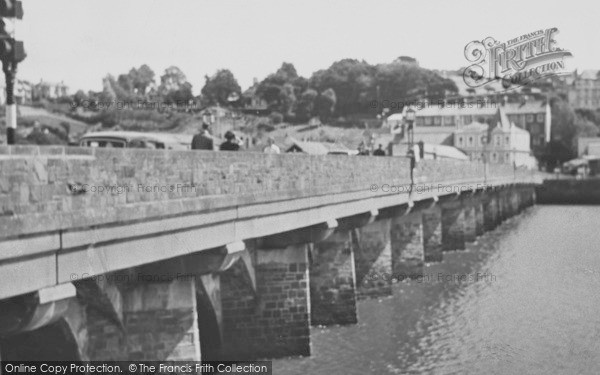 Photo of Bideford, The Bridge c.1955