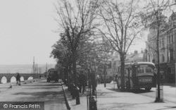 The Bus Station c.1955, Bideford