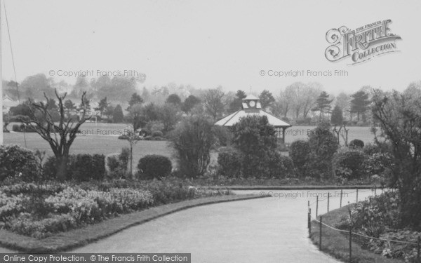 Photo of Bideford, The Park c.1950