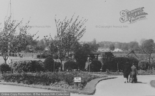Photo of Bideford, The Park c.1955