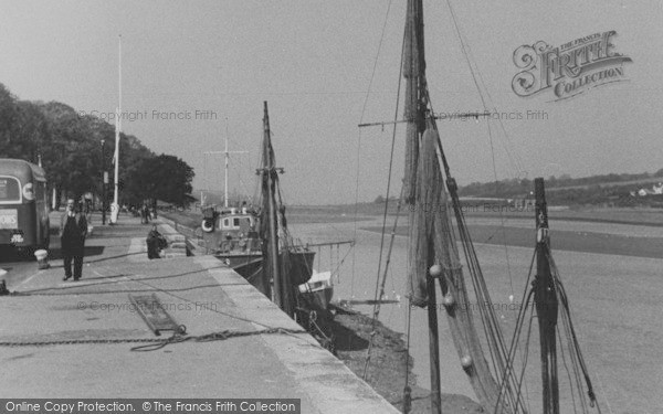 Photo of Bideford, The Quayside c.1955