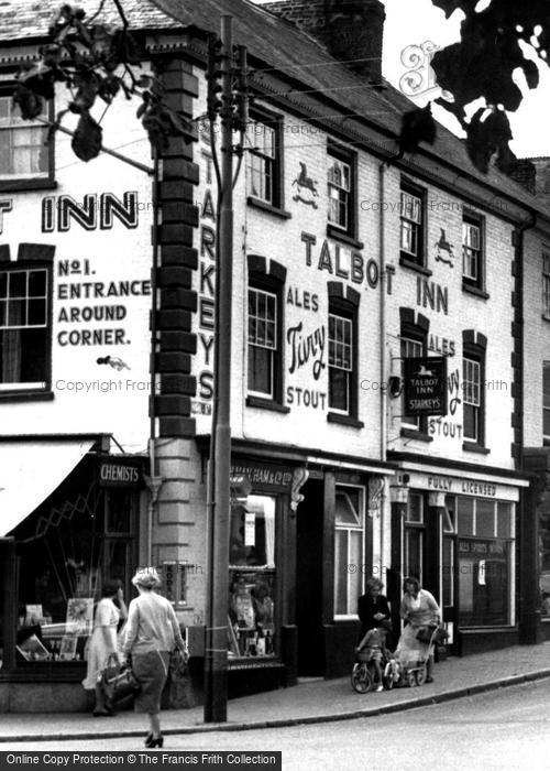 Photo of Bideford, The Talbot Inn 1953