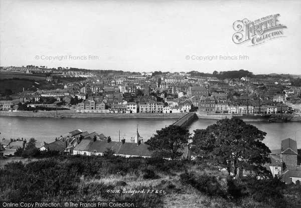 Photo of Bideford, View Across River Torridge 1899