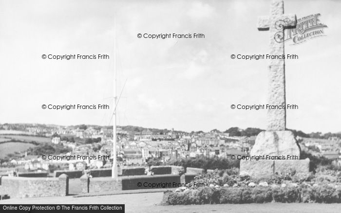Photo of Bideford, War Memorial And Chudleigh Fort c.1955