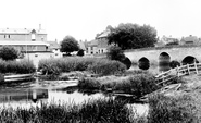 Bridge And Boathouse 1899, Bidford-on-Avon