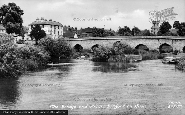 Photo of Bidford On Avon, Bridge And River c.1955