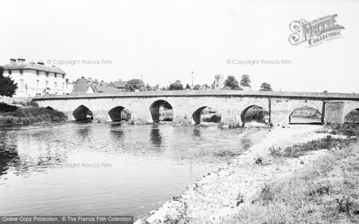 Photo of Bidford On Avon, The Bridge And River c.1955