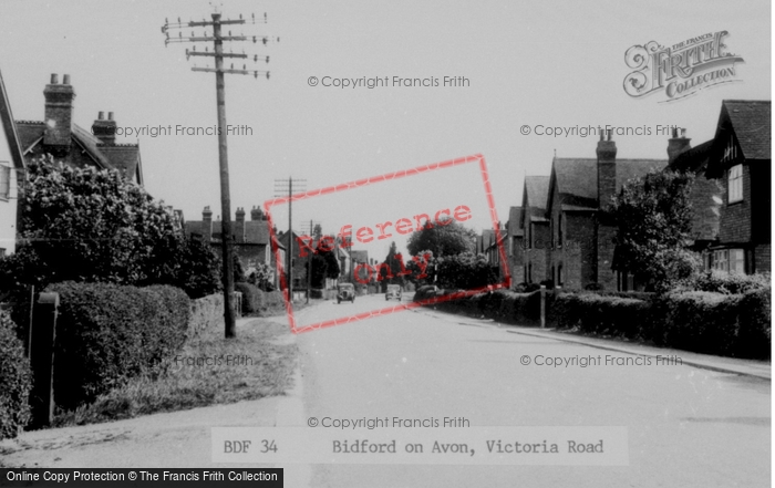 Photo of Bidford On Avon, Victoria Road c.1955