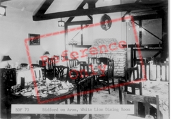 White Lion Dining Room c.1960, Bidford-on-Avon