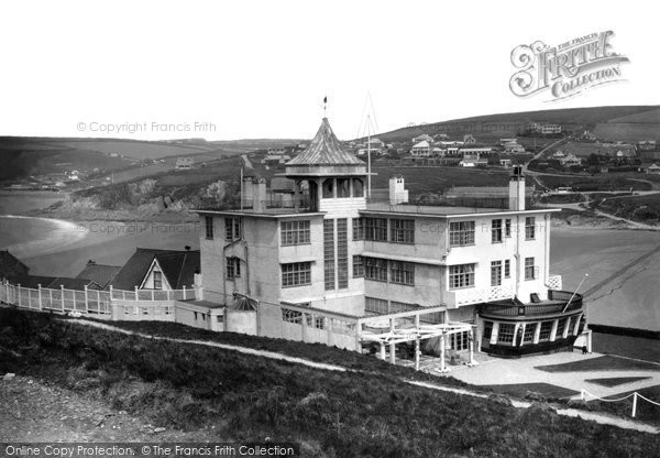 Photo of Bigbury On Sea, Burgh Island Hotel And The Mainland c.1933