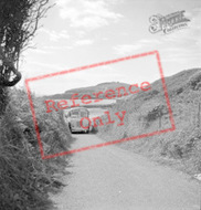 Bus On The Beach Path 1952, Bigbury-on-Sea