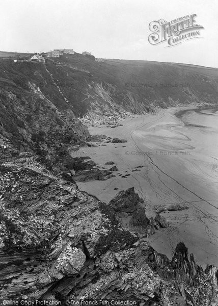 Photo of Bigbury On Sea, Cliffs 1925