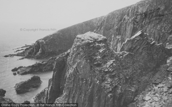 Photo of Bigbury On Sea, Cliffs At Burgh Island c.1933