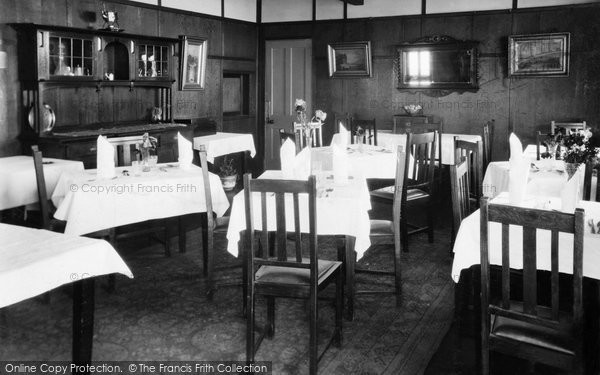 Photo of Bigbury On Sea, Dining Room, Bay Court Hotel c.1933