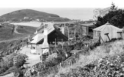 From Climaton Hill 1924, Bigbury-on-Sea