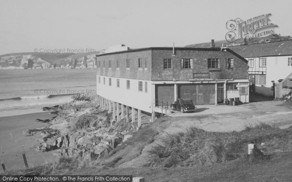 Photo of Bigbury On Sea, Seaside Store And Burgh Island Garage c.1955