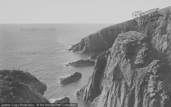 Photo of Bigbury On Sea, The Cliffs, Burgh Island c.1935
