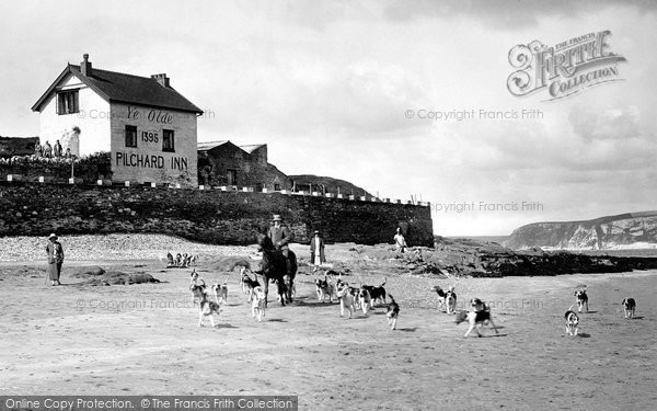 Photo of Bigbury On Sea, Ye Olde Pilchard Inn, Burgh Island 1924