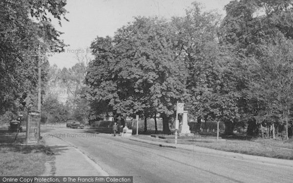 Photo of Biggin Hill, The War Memorial c.1955