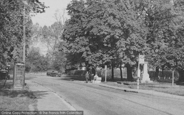 Photo of Biggin Hill, The War Memorial c.1955