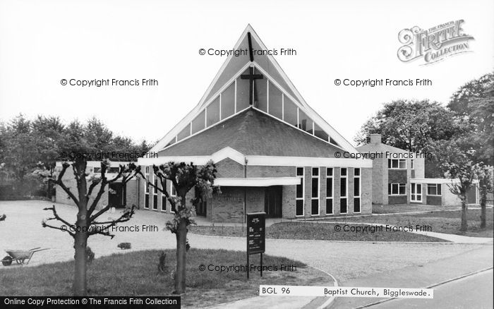Photo of Biggleswade, Baptist Church c.1970