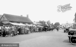 Biggleswade, Market Square c1955