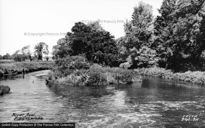 Photo of Biggleswade, River Ivel c.1955