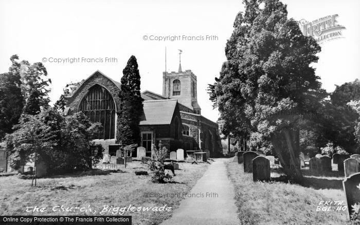 Photo of Biggleswade, The Church c.1955