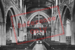 The Church Interior 1925, Biggleswade