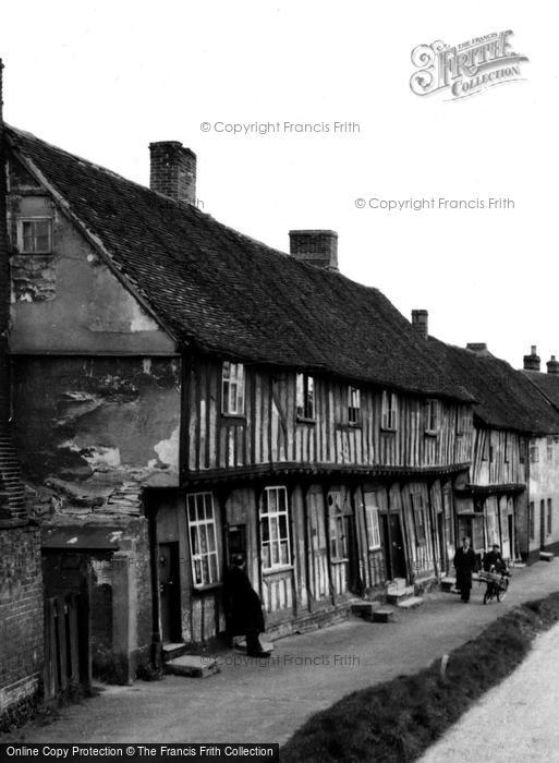 Photo of Bildeston, Old Weaving Houses, Chapel Street c.1960