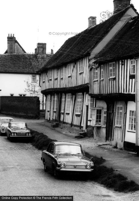 Photo of Bildeston, Old Weaving Houses, Chapel Street c.1965