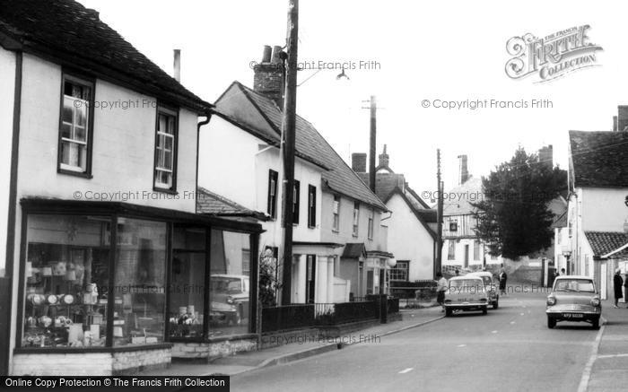 Photo of Bildeston, The Village, Clock And Electrical Shop c.1965