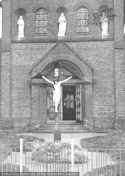 Photo of Billericay, Catholic Church, Entrance c.1955