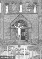 Catholic Church, Entrance c.1955, Billericay