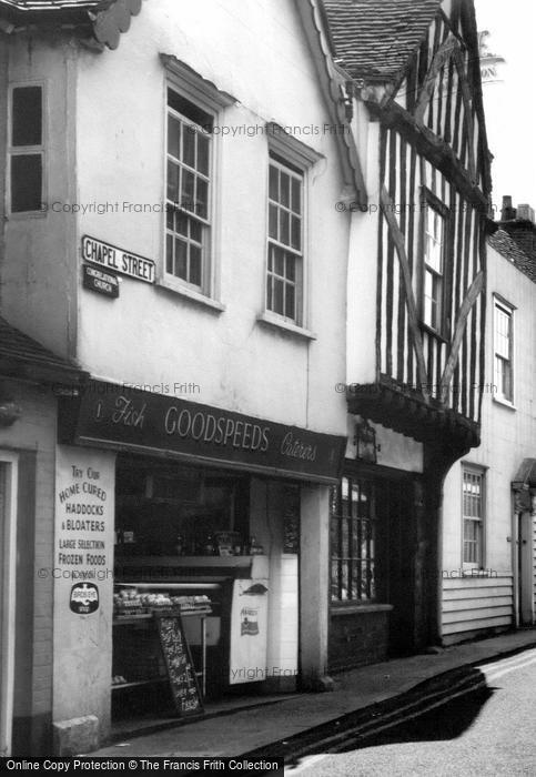 Photo of Billericay, Chapel Street, Fishmongers c.1965