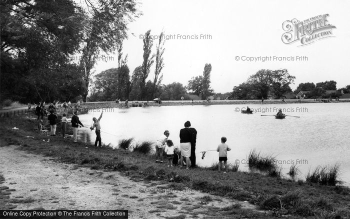 Photo of Billericay, Fishing In The Lake c.1965