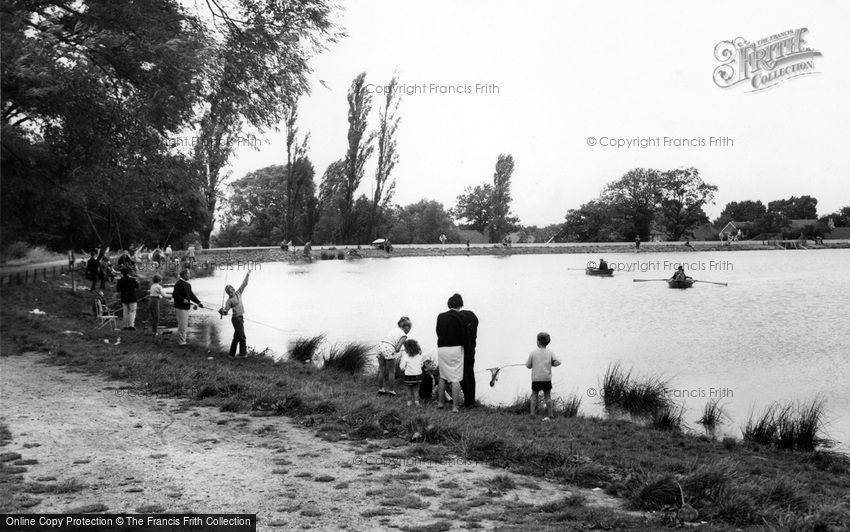 Billericay, Fishing in the Lake c1965