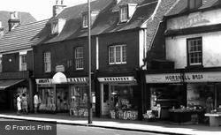 High Street Shops c.1965, Billericay