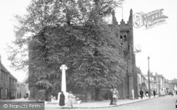 St Mary's Church And War Memorial c.1955, Billericay