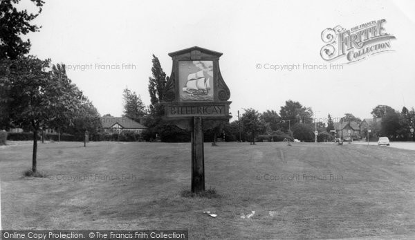 Photo of Billericay, The Village Sign c.1965