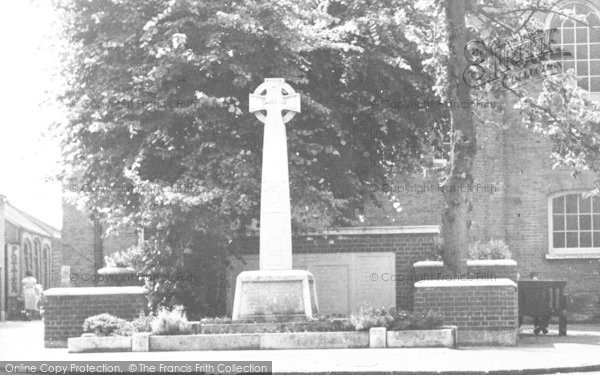 Photo of Billericay, War Memorial c.1960