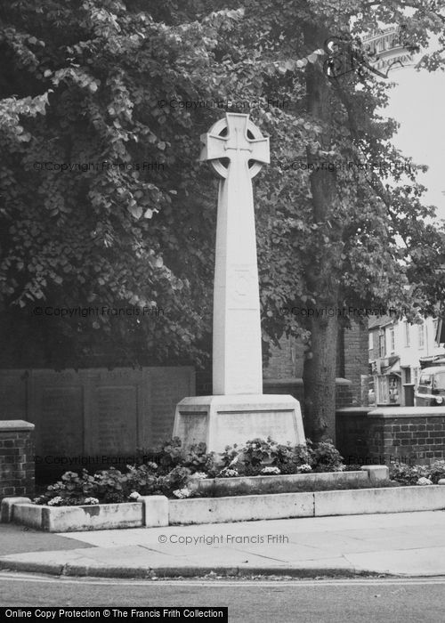Photo of Billericay, War Memorial c.1965